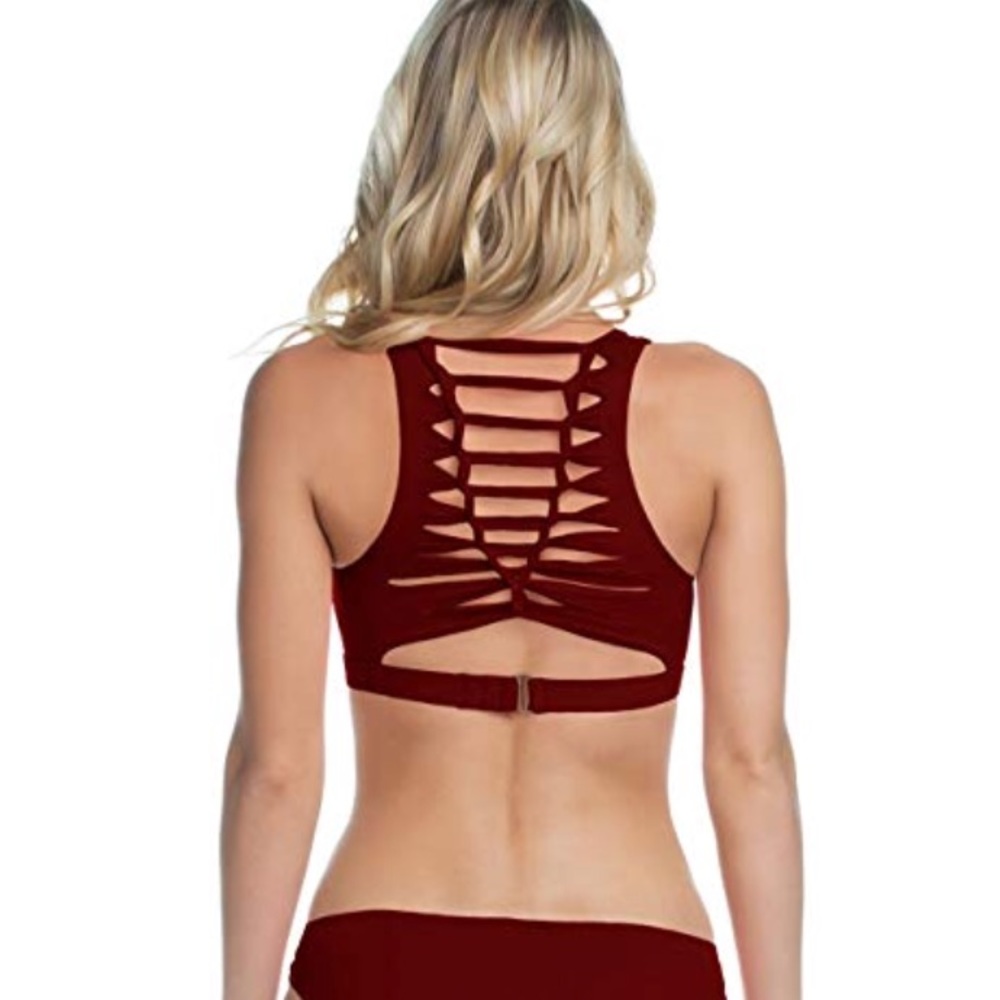 Becca By Rebeca Virtue Racer Back Bikini Top